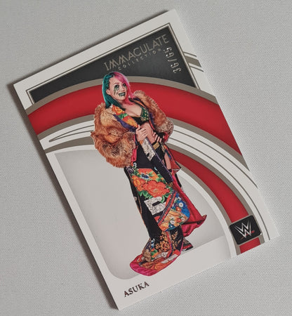 Asuka - 2022 Panini Immaculate Collection WWE Wrestling RAW #8 /65