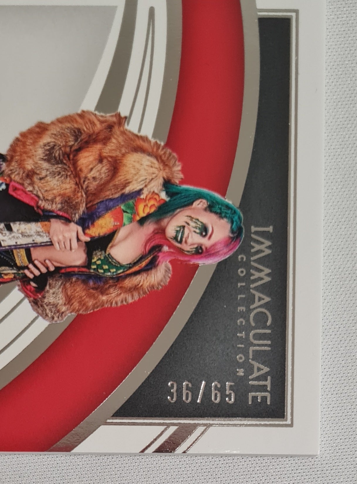 Asuka - 2022 Panini Immaculate Collection WWE Wrestling RAW #8 /65