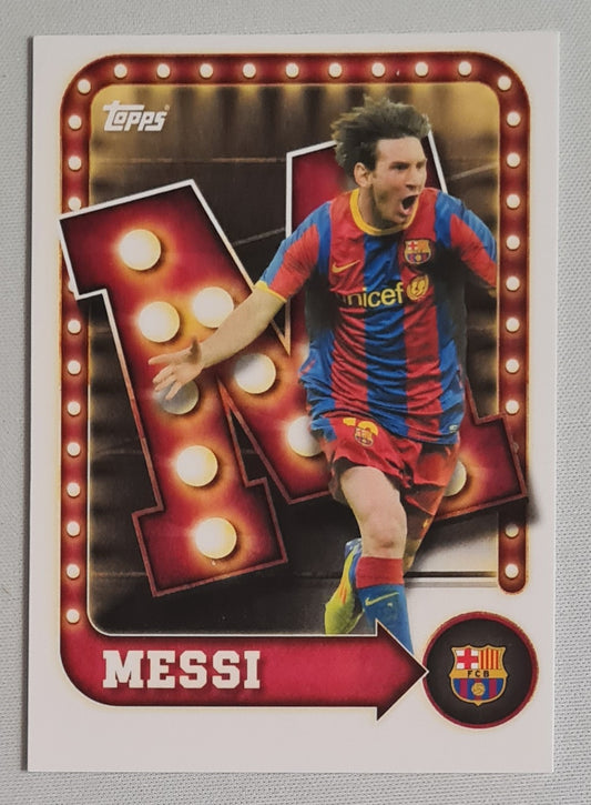 Messi - 2025 Topps FC Barcelona Delantero #27