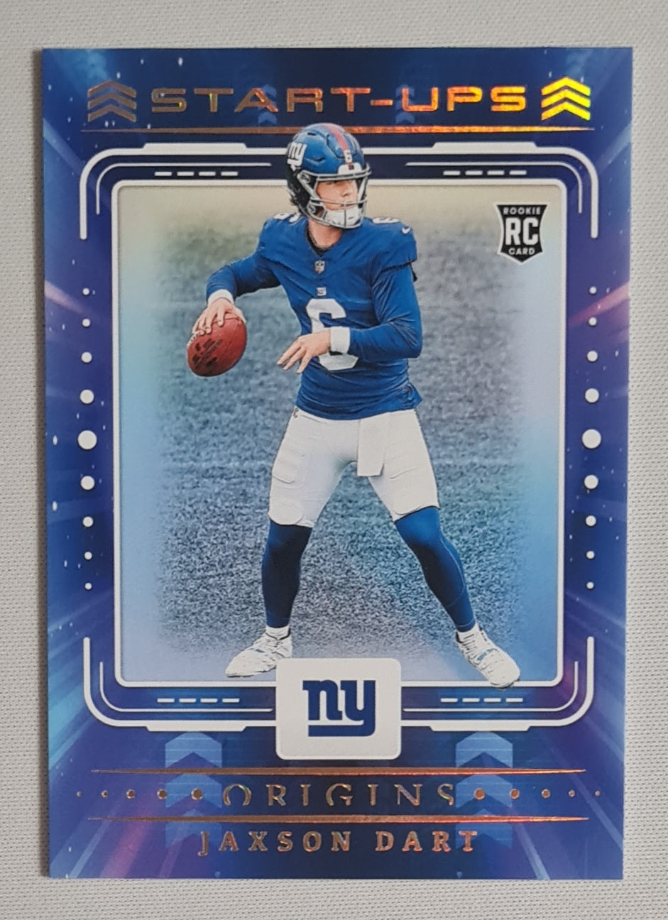 Jaxson Dart - 2025 Panini Origins Football NFL Start-ups NY Giants (RC) #7