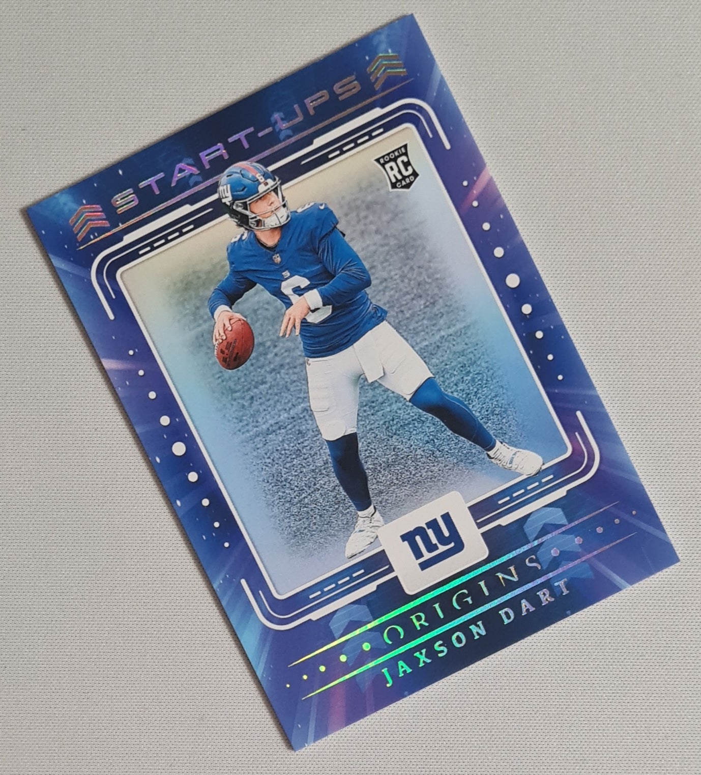Jaxson Dart - 2025 Panini Origins Football NFL Start-ups NY Giants (RC) #7