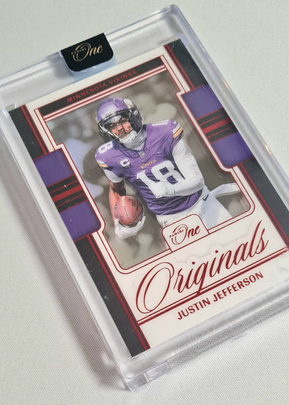 Justin Jefferson - 2024 Panini One Football Originals NFL Minnesota Vikings #00-JJN /49