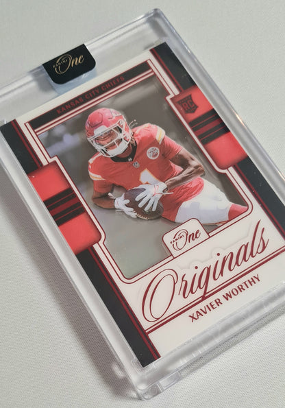 Xavier Worthy - 2024 Panini One Football Originals NFL Kansas City Chiefs #)00-XWY /49