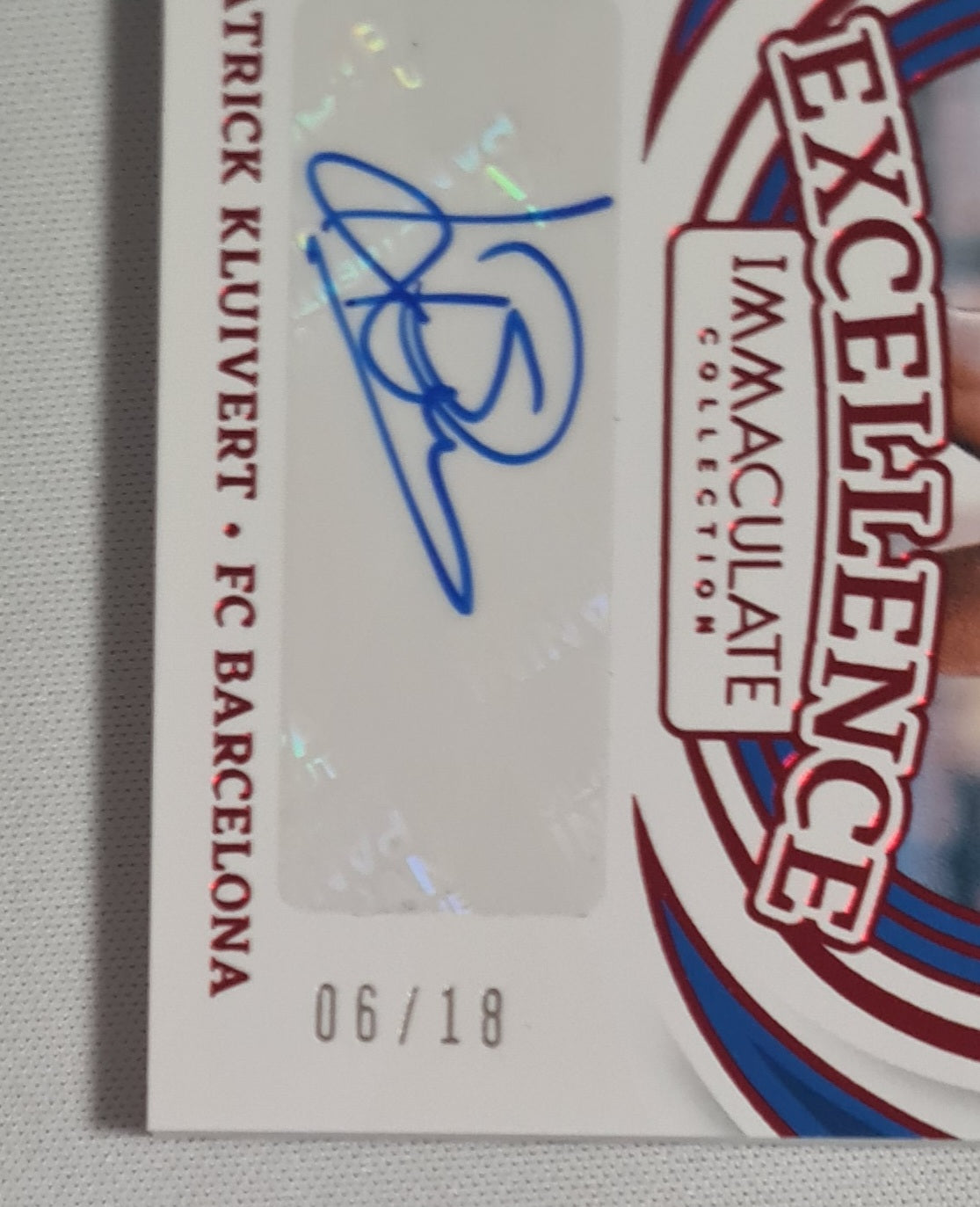Patrick Kluivert - 2024/25 Panini Immaculate Collection Soccer FC Barcelona Excellence #EA-PK /18 /Auto Rare!