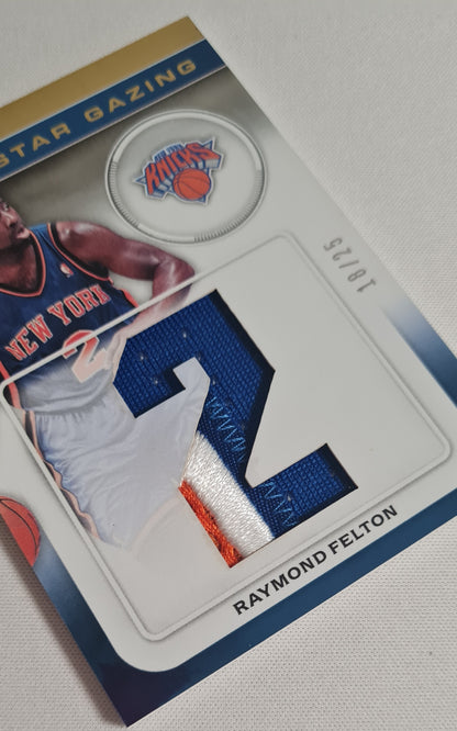 Raymond Felton - 2012/2013 Panini Absolute Basketball - Star Gazing - NBA New York Knicks #23 /Patch /25