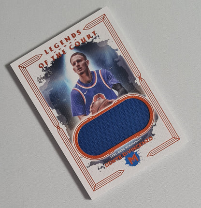 Donte DiVincenzo - 2024 Topps Motif NBA Basketball Legends of the Court #SG/LCR-13 /Game Worn Memorabilia /25