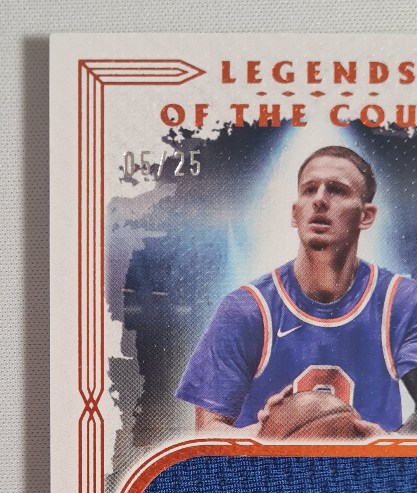 Donte DiVincenzo - 2024 Topps Motif NBA Basketball Legends of the Court #SG/LCR-13 /Game Worn Memorabilia /25