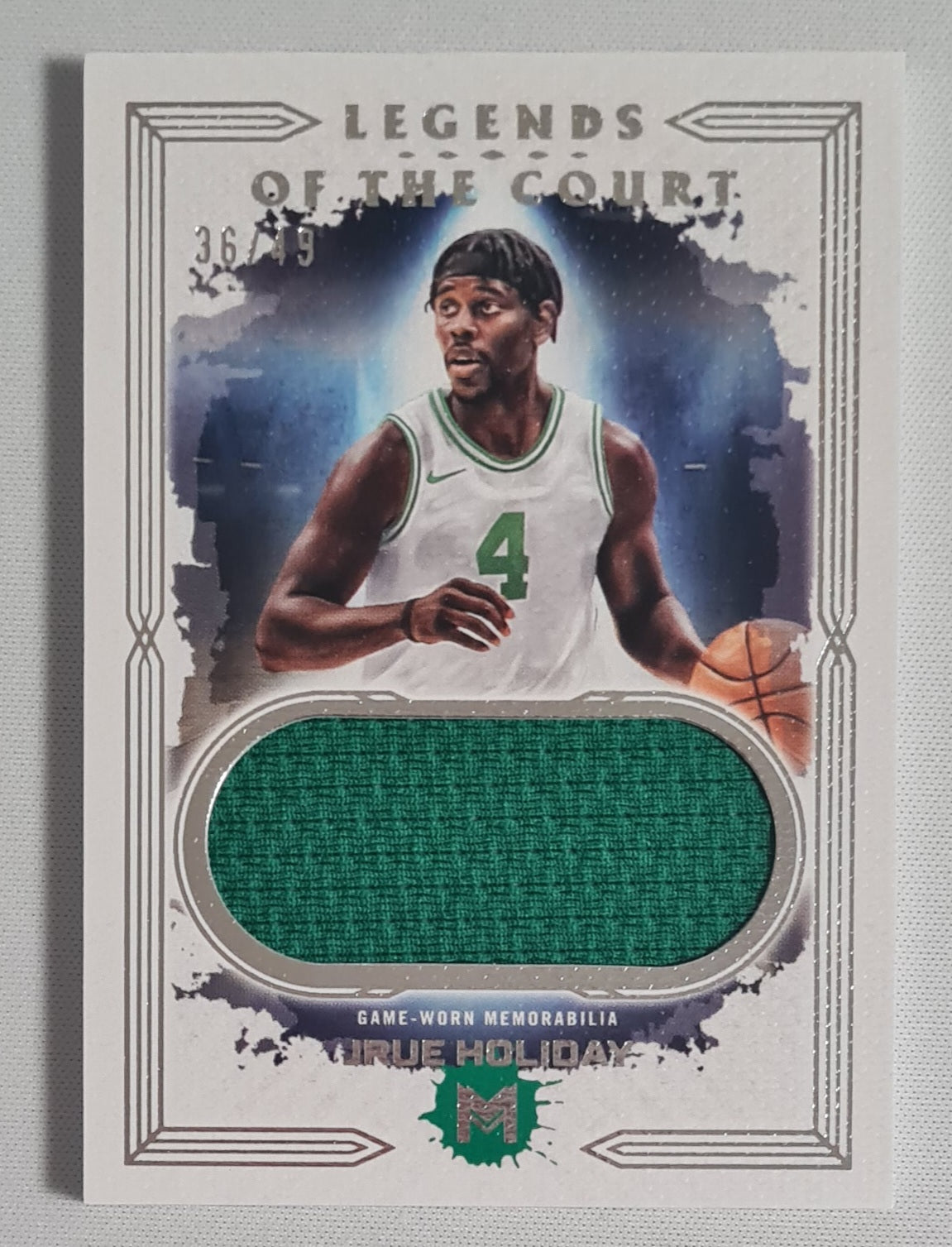 Jrue Holiday - 2024 Topps Motif NBA Basketball Legends of the Court #SG/LCR-22 /Game Worn Memorabilia /49