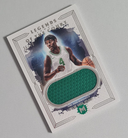 Jrue Holiday - 2024 Topps Motif NBA Basketball Legends of the Court #SG/LCR-22 /Game Worn Memorabilia /49