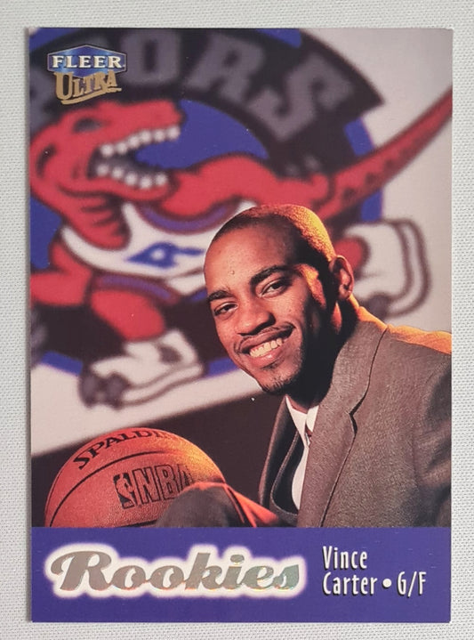 Vince Carter - 1999 Fleer Ultra Rookies NBA Basketball Raptors #106