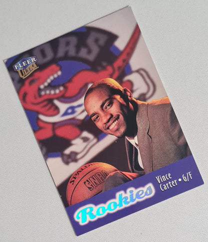 Vince Carter - 1999 Fleer Ultra Rookies NBA Basketball Raptors #106