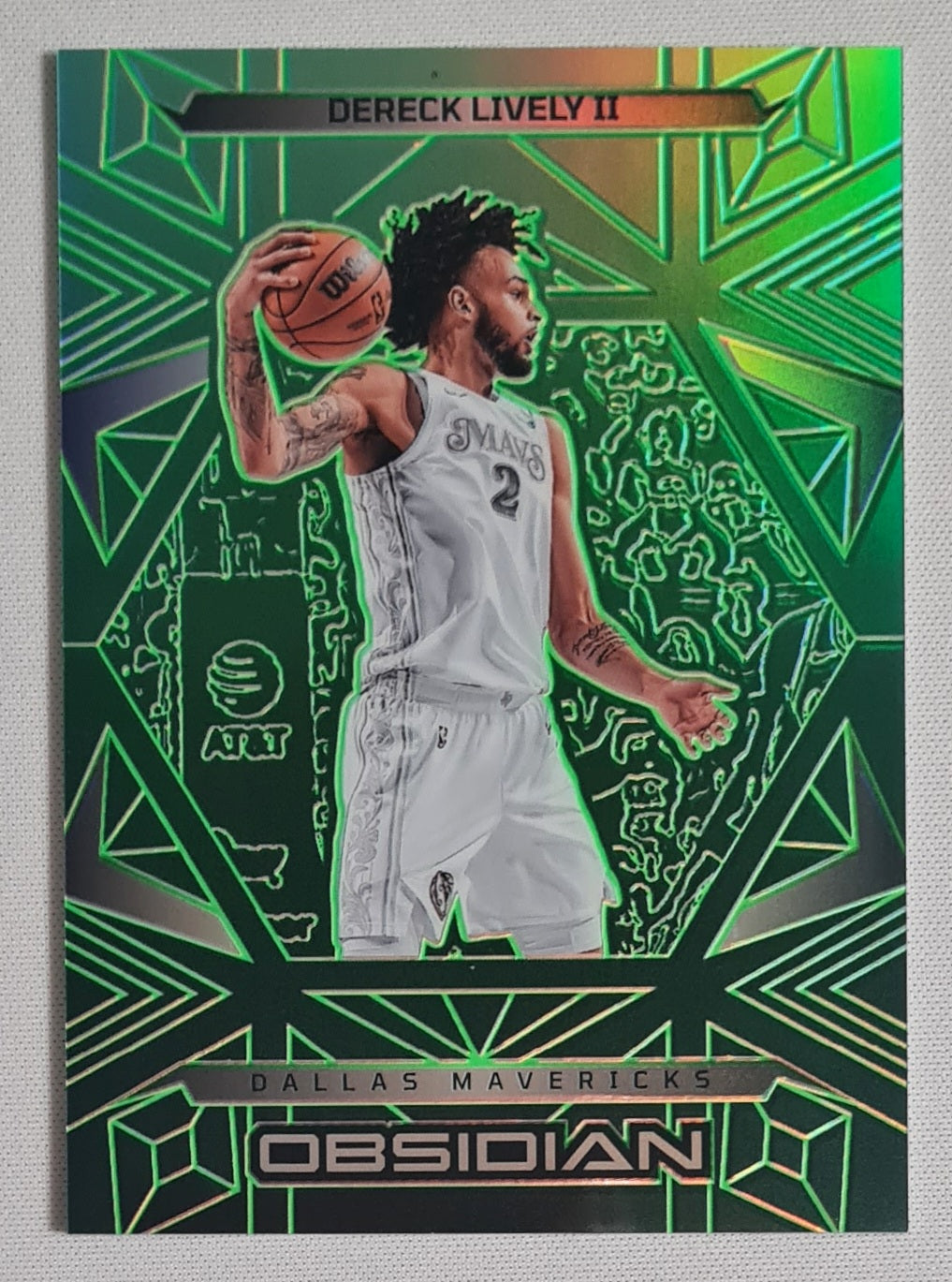 Dereck Lively II - 2024/25 Panini Obsidian Basketball NBA Dallas Mavericks #47 Green /25