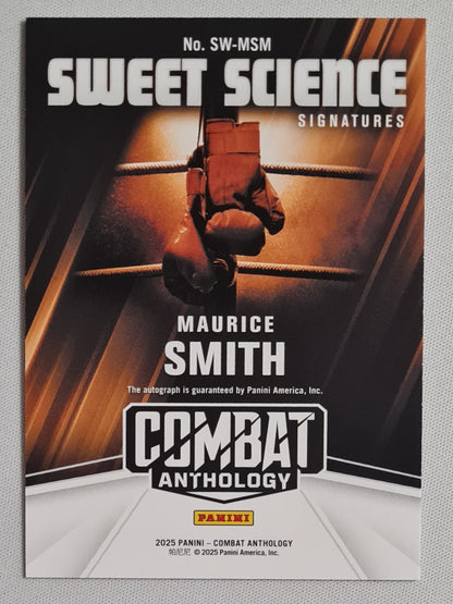 Maurice Smith - 2025 Panini Combat Anthology SWEET SCIENCE #SW-MSM /Autograph