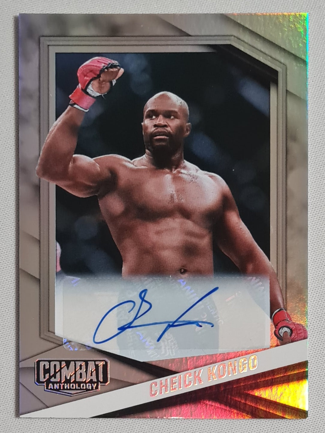 Cheick Kongo - 2025 Panini Combat Anthology #23 Refractor /Auto