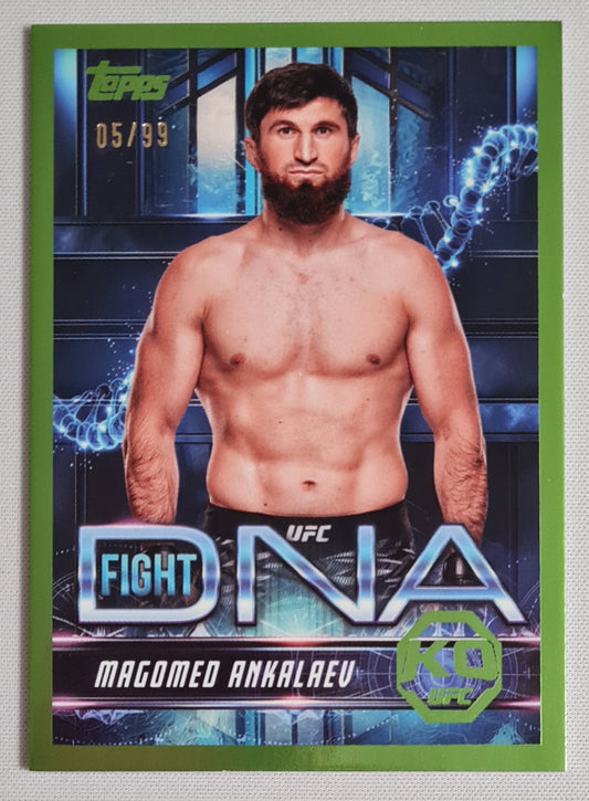 Magomed Ankalaev - 2025 Topps UFC Fighter Light Heavyweight DNA KO Fighter #FD-1 /99