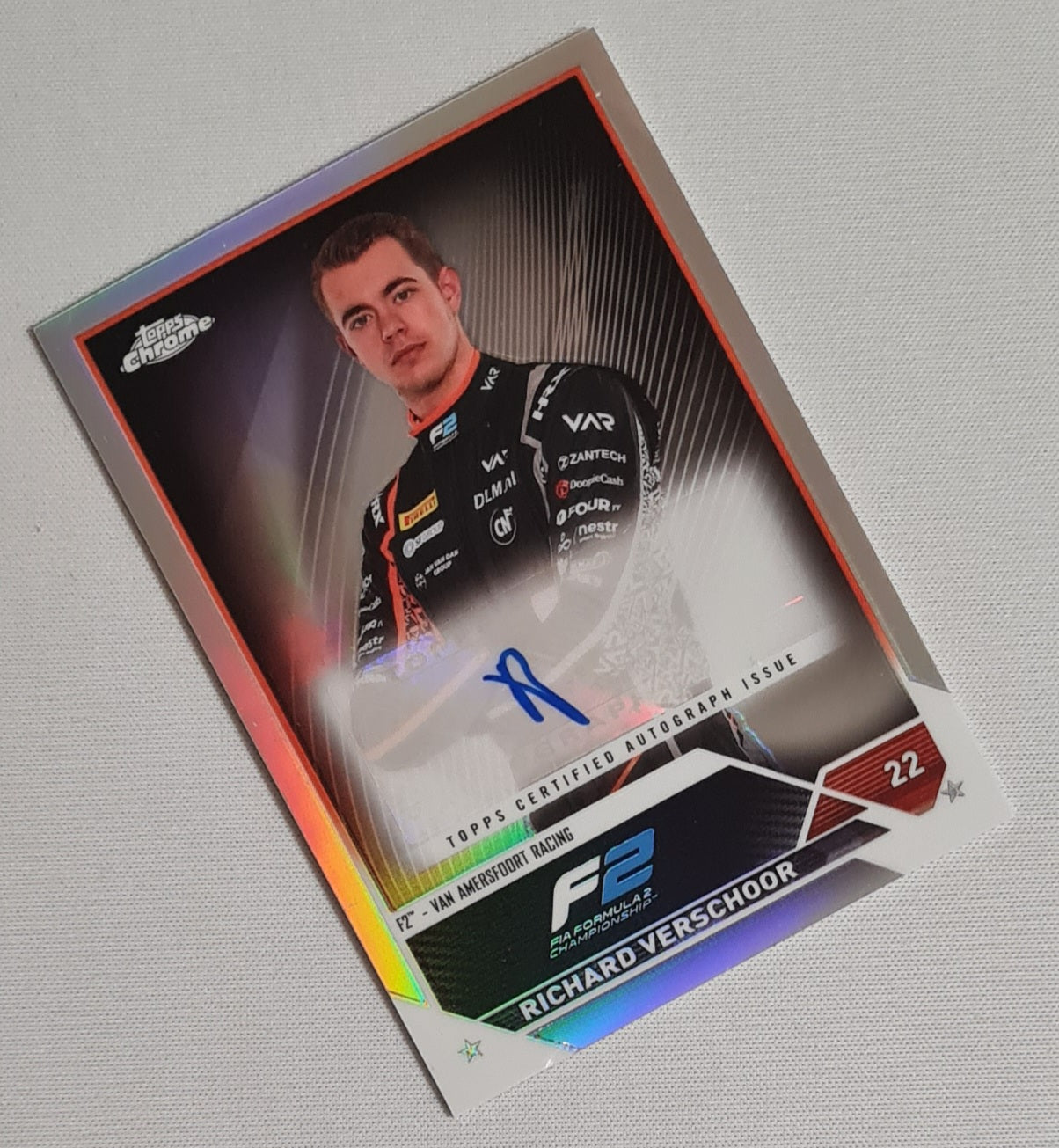 Richard Verschoor - 2023 Topps Chrome F-2 Racing #CCA-RV /Autograph