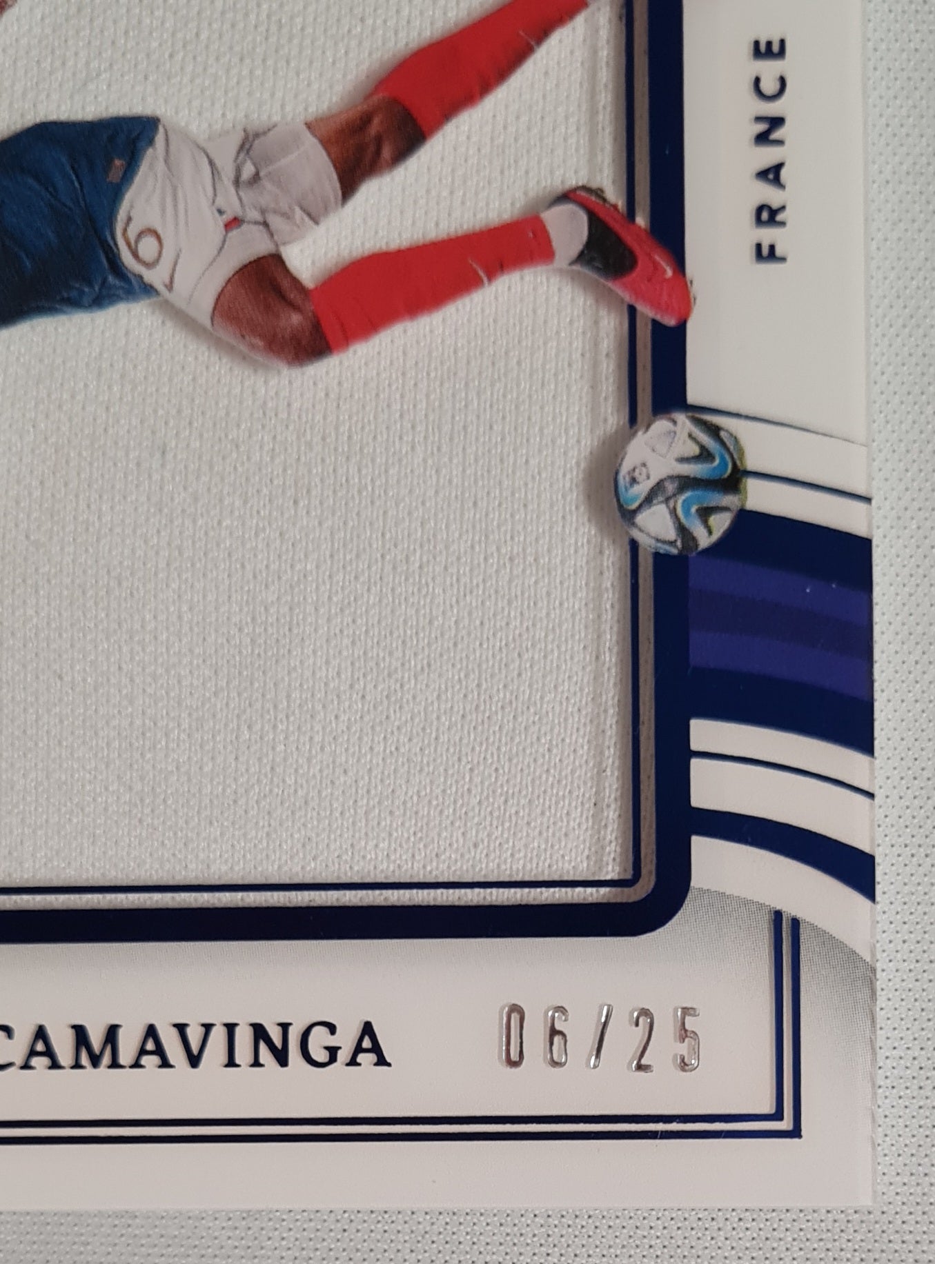 Eduardo Camavinga - 2023/24 Panini Immaculate Collection Soccer CLEARLY National Team France #CJ-EC /25