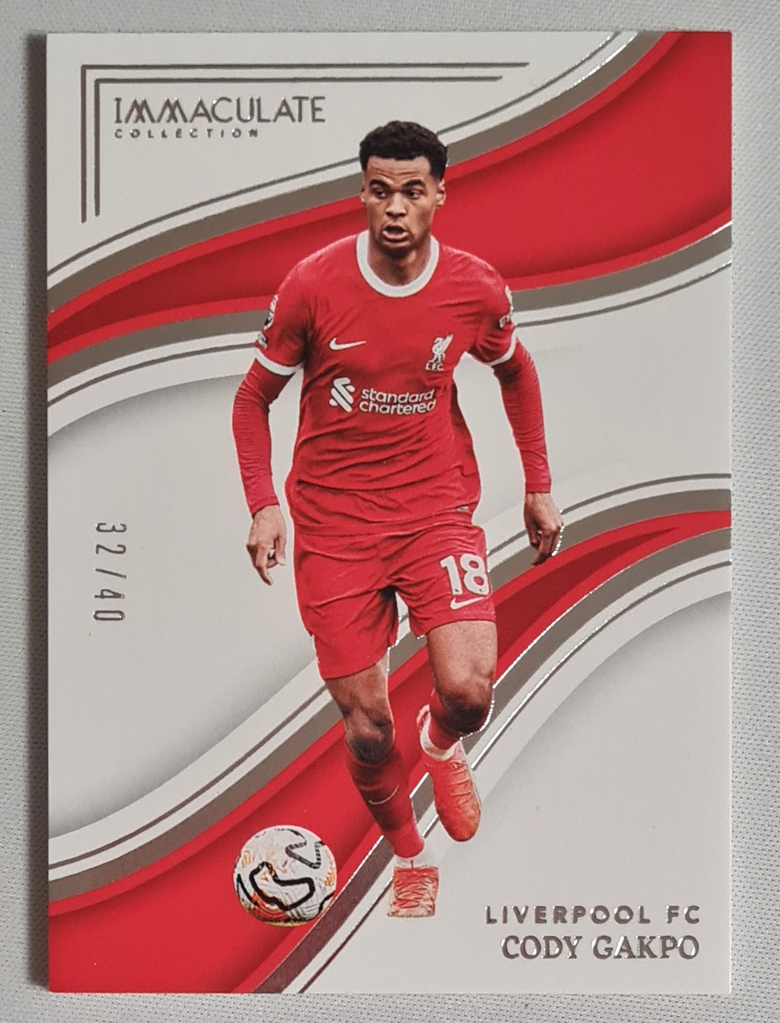 Cody Gakpo - 2023/24 Panini Immaculate Collections Soccer FC Liverpool #178 /40