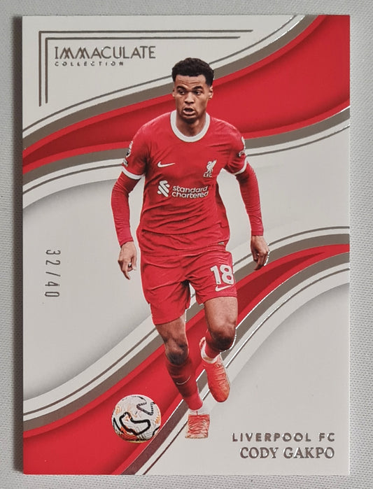 Cody Gakpo - 2023/24 Panini Immaculate Collections Soccer FC Liverpool #178 /40