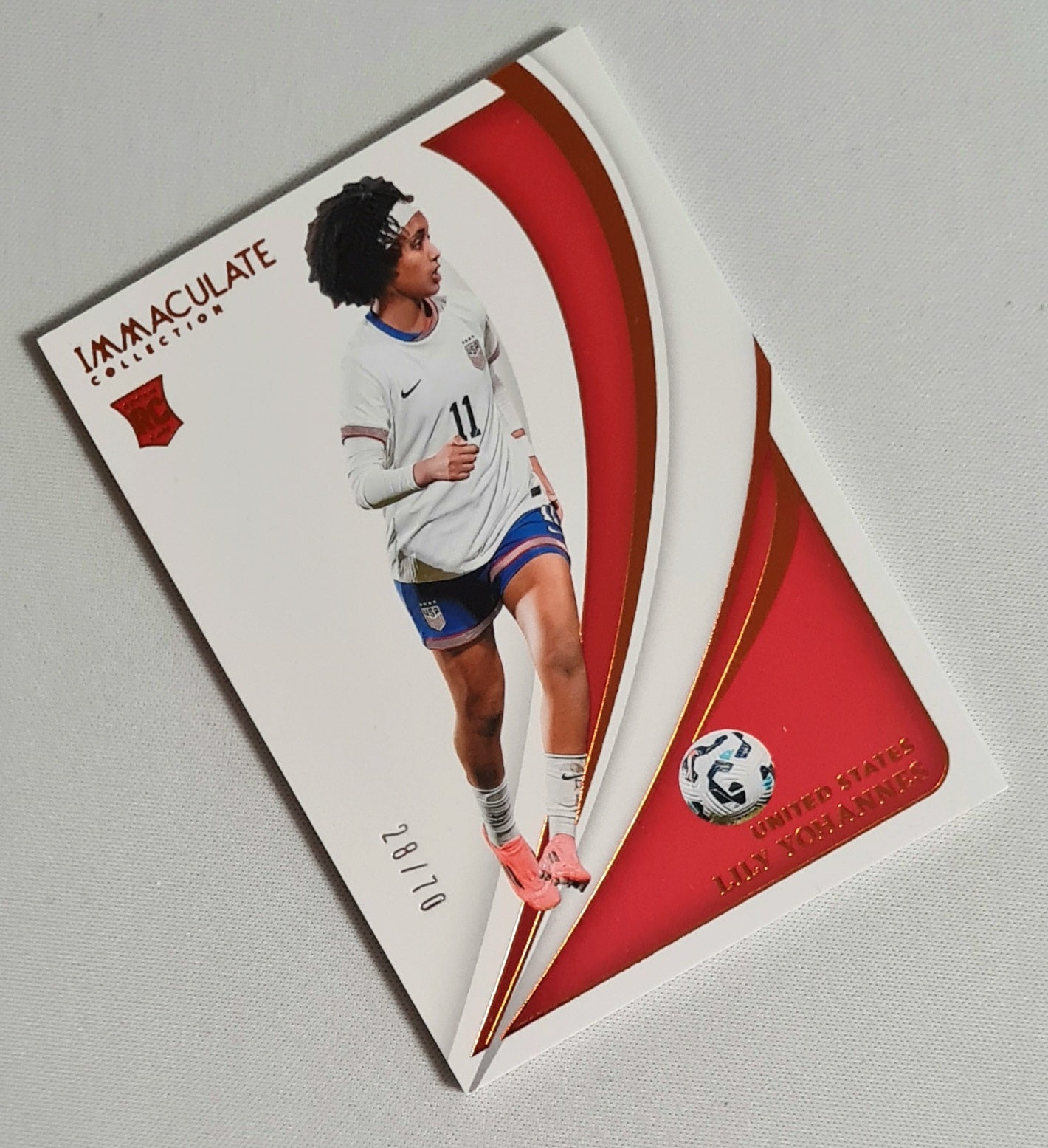 Lily Yohannes - 2024/25 Panini Immaculate Collections Soccer Team USA #136 /70
