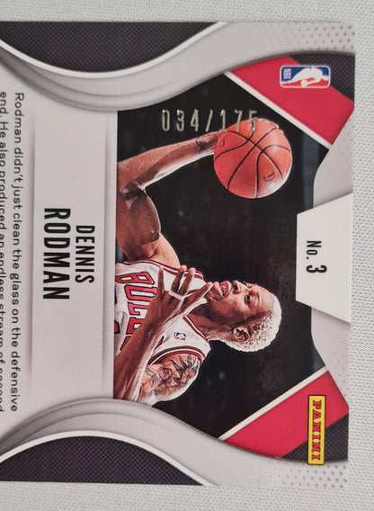 Dennis Rodman - 2019/20 Panini Prizm Basketball NBA Chicago Bulls #3 Blue Disco /175