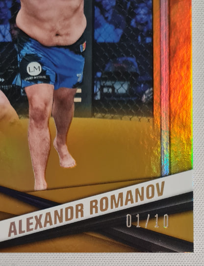 Alexander Romanov - 2025 Panini Combat Anthology (PFL) #84 Gold /10