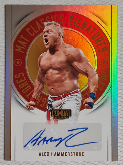 Alex Hammerstone - 2025 Panini Cpmbat Anthology Mat Classic Signatures #MC-AHM /Auto