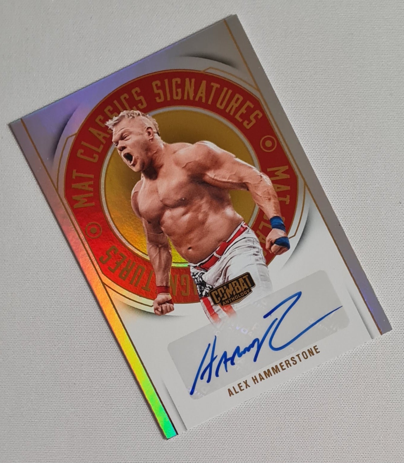 Alex Hammerstone - 2025 Panini Cpmbat Anthology Mat Classic Signatures #MC-AHM /Auto