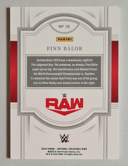Finn Balor - 2024 Panini National Treasures WWE Wrestling RAW #16 /99