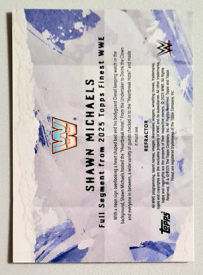 Shawn Michaels - 2025 Topps Finest WWE Wrestling Full Segment from 2025 - Heart Break Hotel - Refractor