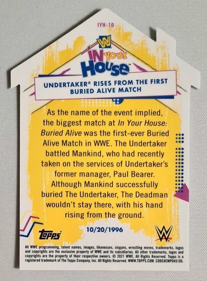 Undertaker - 2021 Topps Chrome WWE Wrestling - IN YOUR HOUSE - #IYH-10 Die Cut