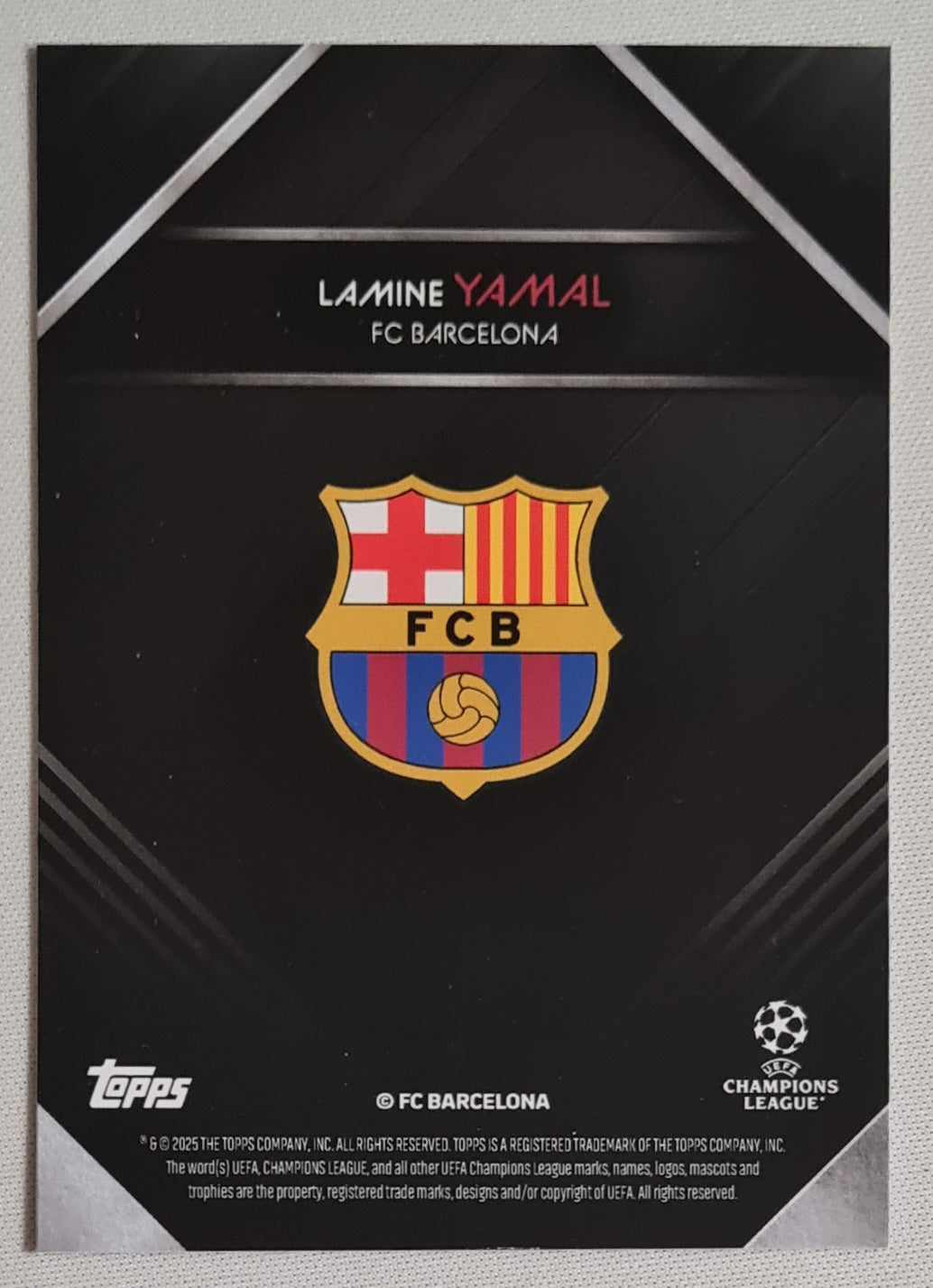 Lamine Yamal - 2025 Topps Knockout FC Barcelona