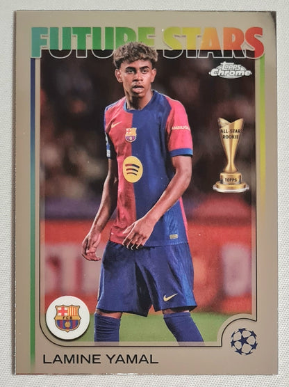 Lamine Yamal - 2025 Topps Chrome Future Stars FC Barcelona (CL) #27