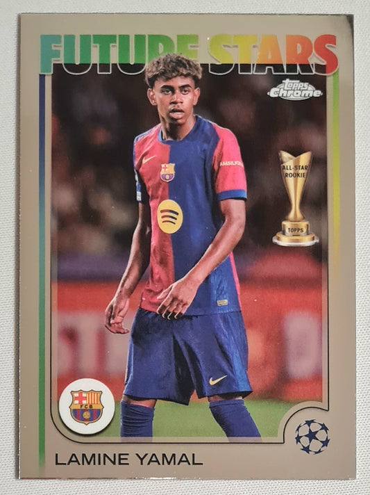 Lamine Yamal - 2025 Topps Chrome Future Stars FC Barcelona (CL) #27