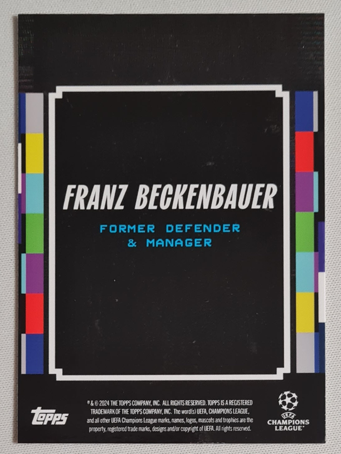 Franz Beckenbauer - 2024 Topps Decades Planet Football (CL)