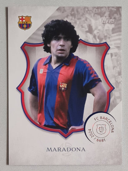 Maradona - 2025 Topps FC Barcelona (1899/2024) 125 Legacy Set Card #41