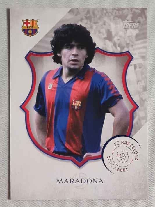 Maradona - 2025 Topps FC Barcelona (1899/2024) 125 Legacy Set Card #41