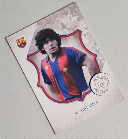Maradona - 2025 Topps FC Barcelona (1899/2024) 125 Legacy Set Card #41