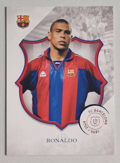 Ronaldo - 2025 Topps FC Barcelona (1899/2024) 125 Legacy Set Card #50