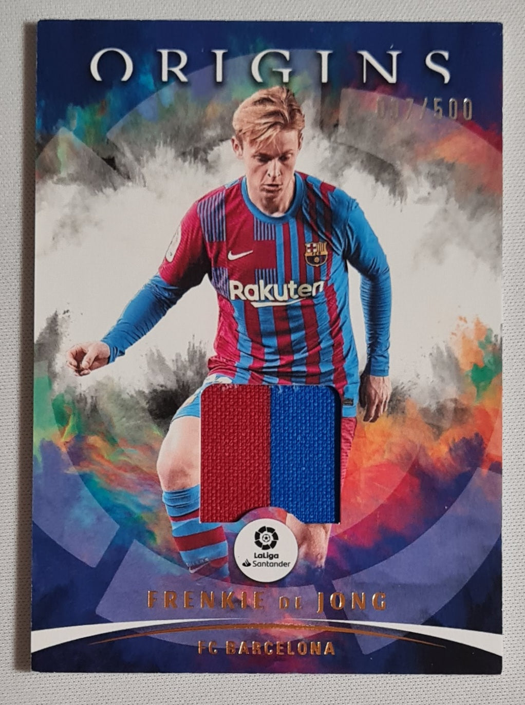 Frenkie de Jong - 2021/22 Panini Chronicles Origins La liga Soccer FC Barcelona #85