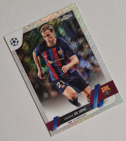 Frenkie de Jong - 2023 Topps Chrome Soccer FC Barcelona (CL) #30 /52