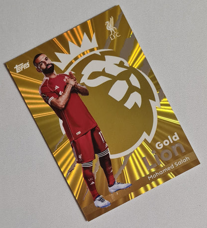 Mohamed Salah - 2025 Topps Premier League Football GOLD LION Liverpool #GL-11
