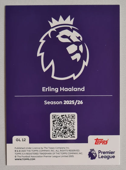Erling Haaland - 2025 Topps Premier League Football GOLD LION Manchester City #GL-12