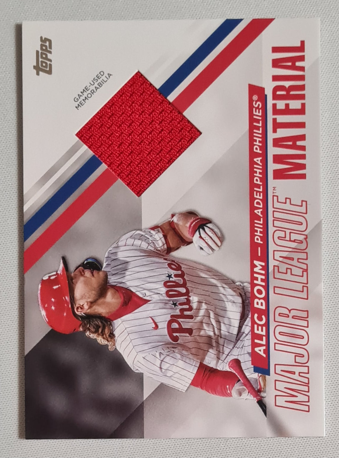 Alec Bohm - 2024 Topps Baseball Series Two Philadelphia Phillies #MLM2-AB /Major League Material Patch