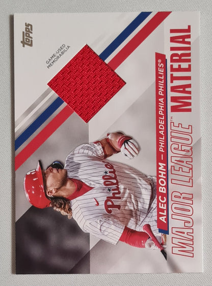Alec Bohm - 2024 Topps Baseball Series Two Philadelphia Phillies #MLM2-AB /Major League Material Patch