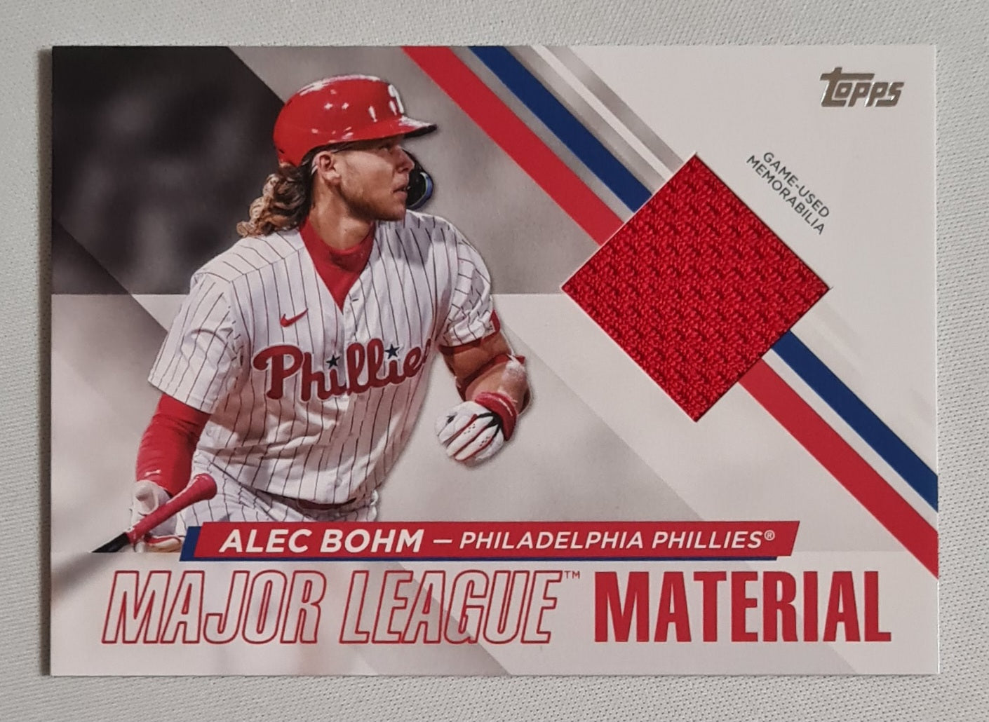 Alec Bohm - 2024 Topps Baseball Series Two Philadelphia Phillies #MLM2-AB /Major League Material Patch