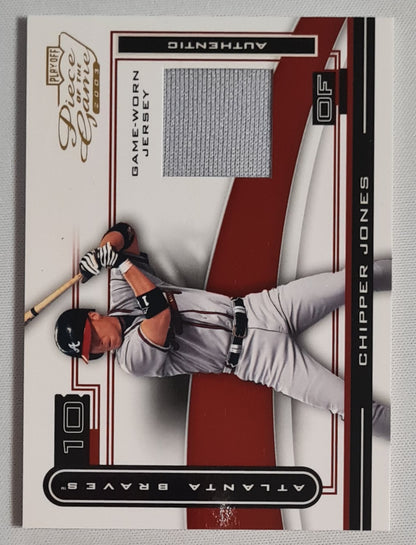 Chipper Jones - 2003 Playoff MLB Baseball Piece of the Game #POG-24 /Game-worn Jersey /Patch