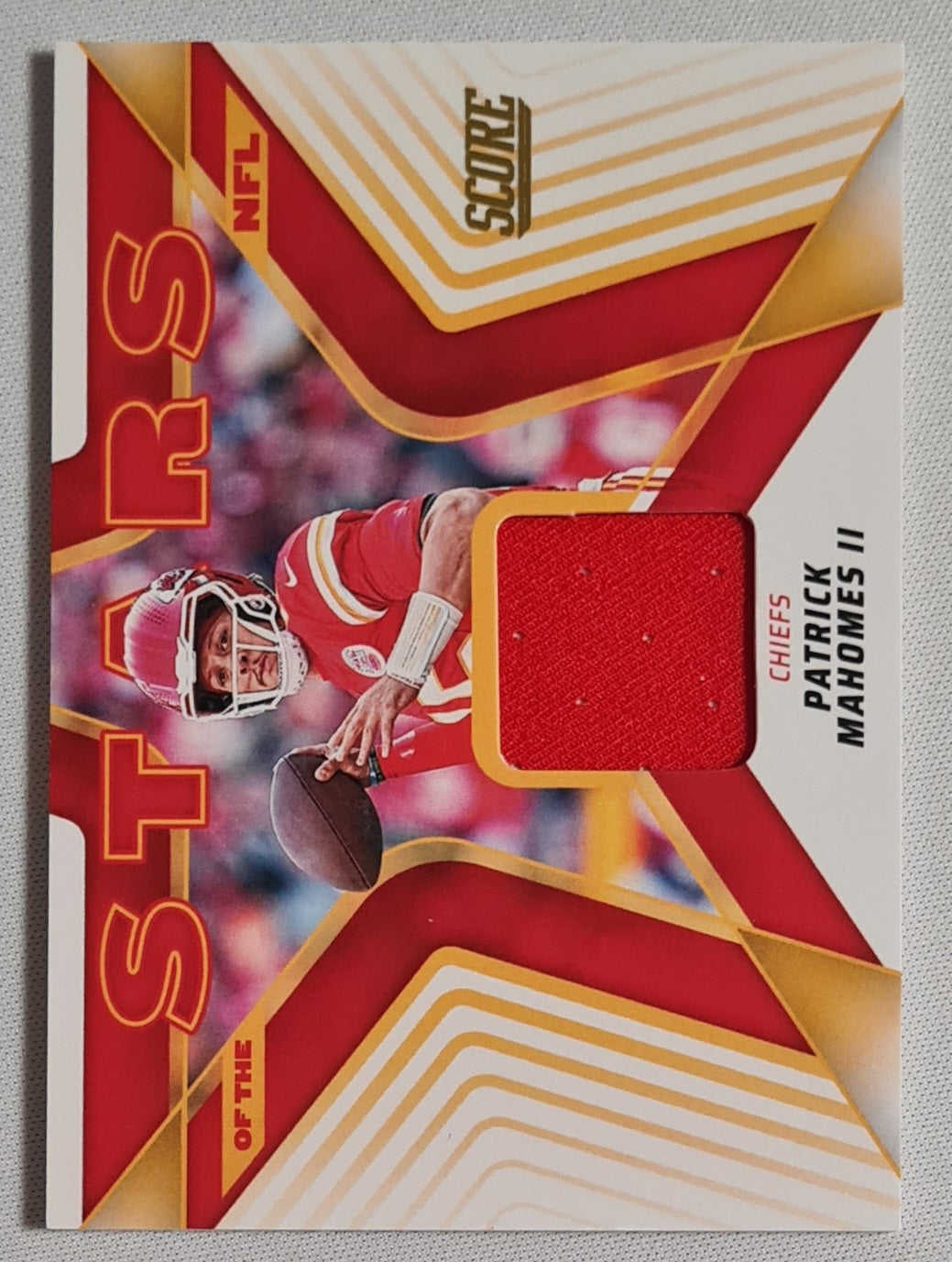 Patrick Mahomes II - 2025 Panini Score Football Stars NFL Chiefs #SNJ-PMS /Patch