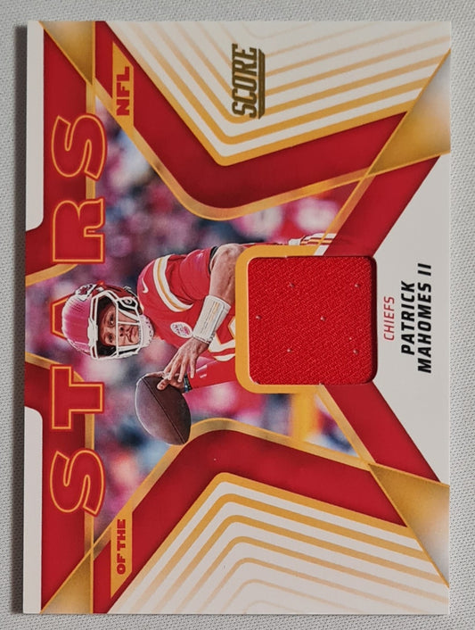 Patrick Mahomes II - 2025 Panini Score Football Stars NFL Chiefs #SNJ-PMS /Patch