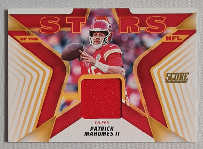 Patrick Mahomes II - 2025 Panini Score Football Stars NFL Chiefs #SNJ-PMS /Patch
